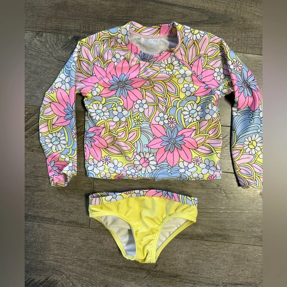 Toddler Girl Swimsuit Lot, 18 months-2T